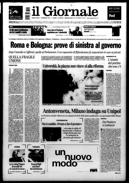 Il giornale : quotidiano del mattino